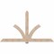 Ekena Millwork Redmond Smooth Timber Gable Bracket, Douglas Fir, 96"W x 56"H x 5 1/2"D x 5 1/2"F, 14/12 Pitch GBW096X56X0606RED00SDF - alternate 1